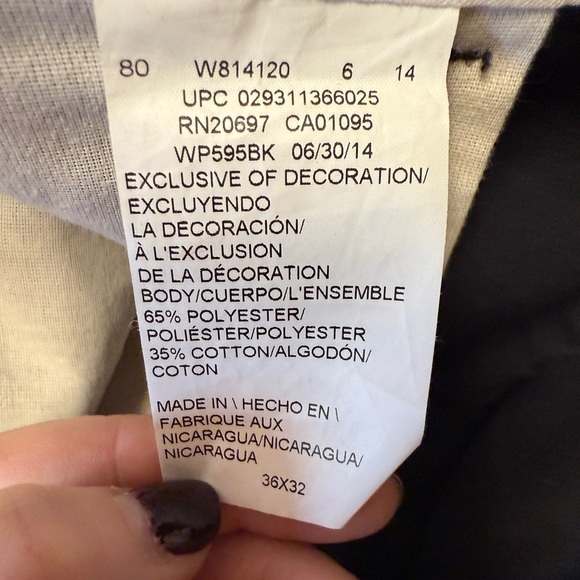 Dickies Regular Straight Cargo Pants Black 36x32 EUC - Picture 9 of 9